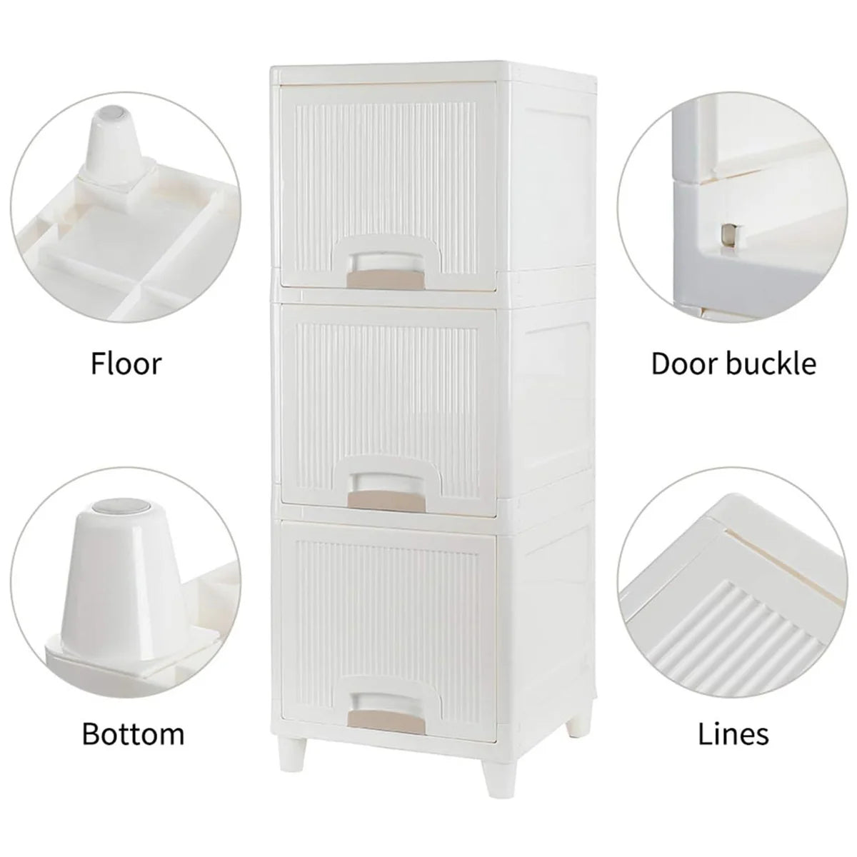 Multipurpose Storage Cabinet (3layer)